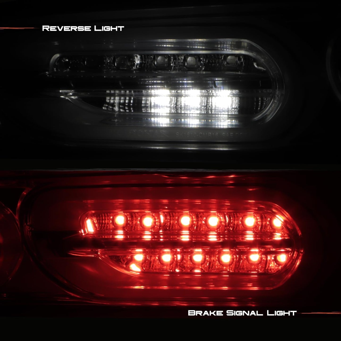 2016 - 2018 CAMARO JCS - CUSTOMS CHROME SEQUENTIAL TAIL LIGHTS