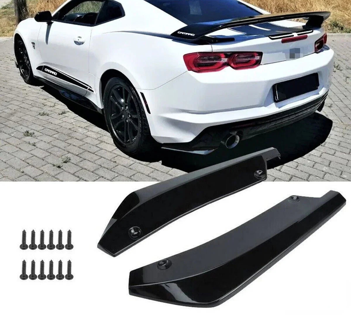 2016 - 2024 CAMARO REAR DIFFUSER CANARDS