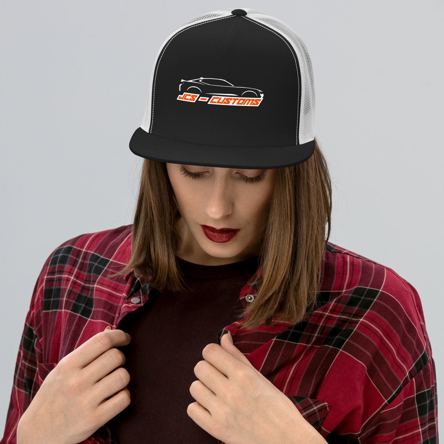 JCS - CUSTOMS LOGO TRUCKER HAT