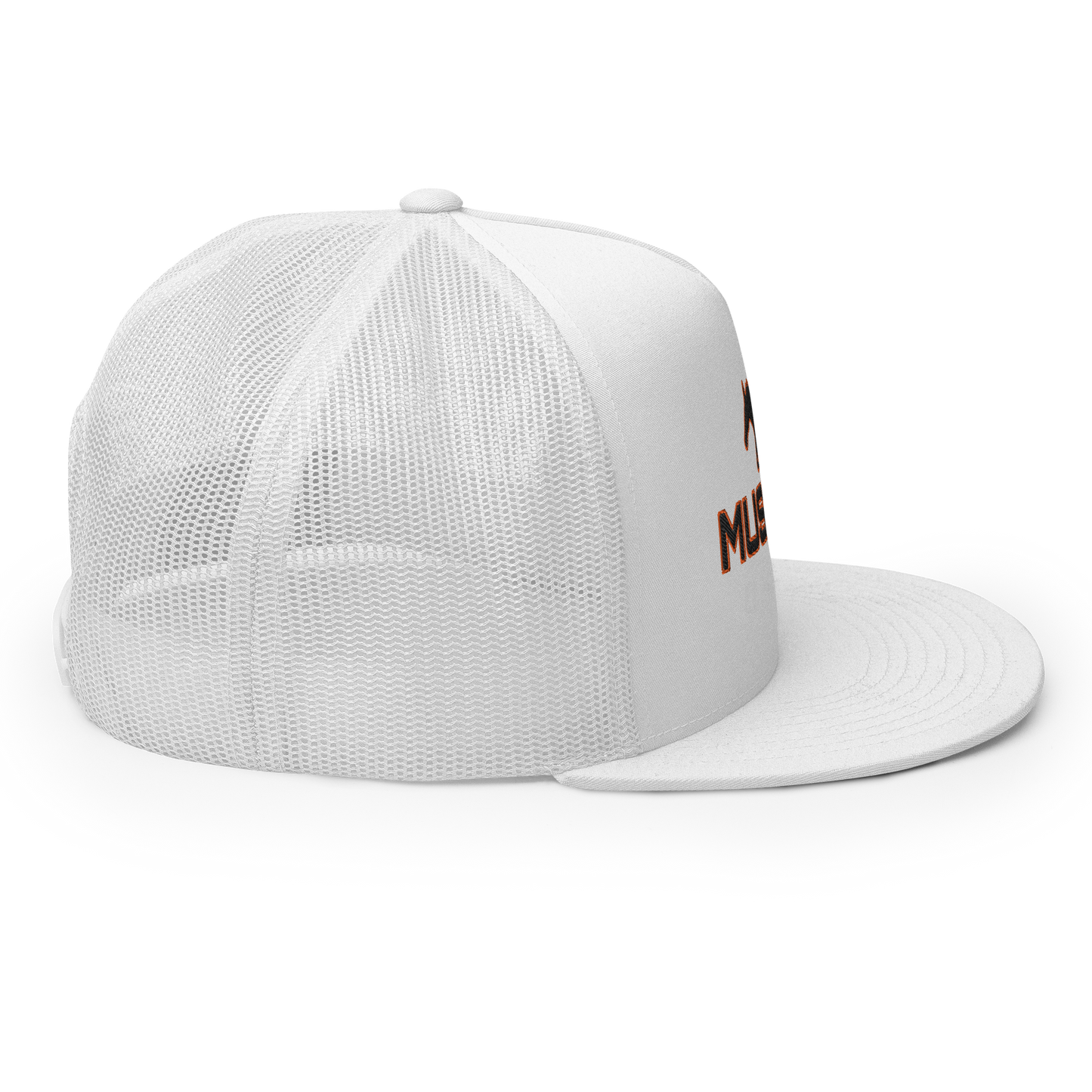 MUSTANG LOGO AND SCRIPT TRUCKER HAT