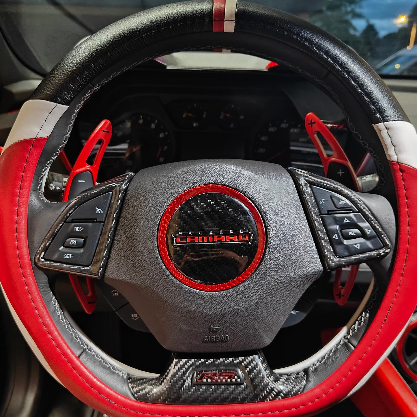 CAMARO STEERING WHEEL OVERLAY VINYL