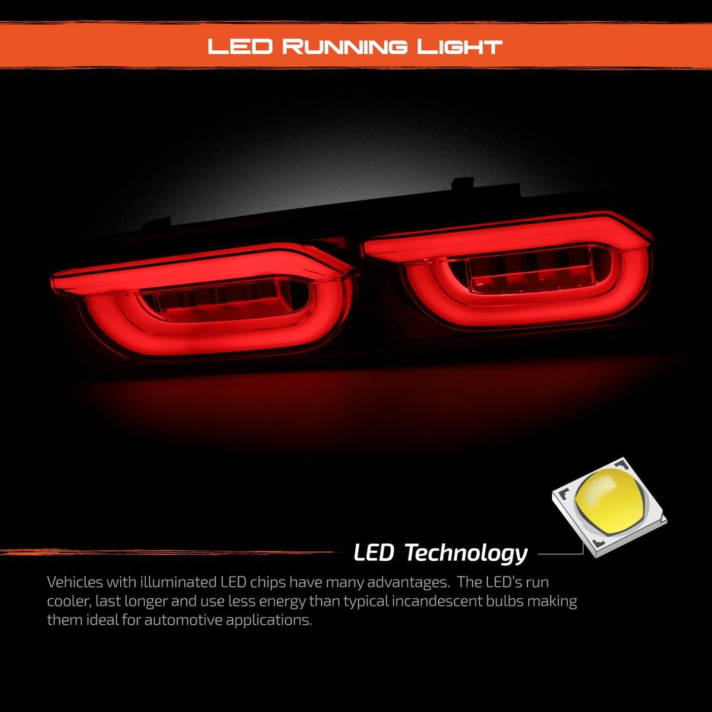 2016 - 2018 CAMARO JCS - CUSTOMS LED TAIL LIGHTS