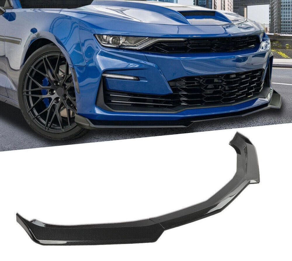 2016 - 2024 CAMARO CARBON FIBER PRINT 1LE SPLITTER | 3 PIECE