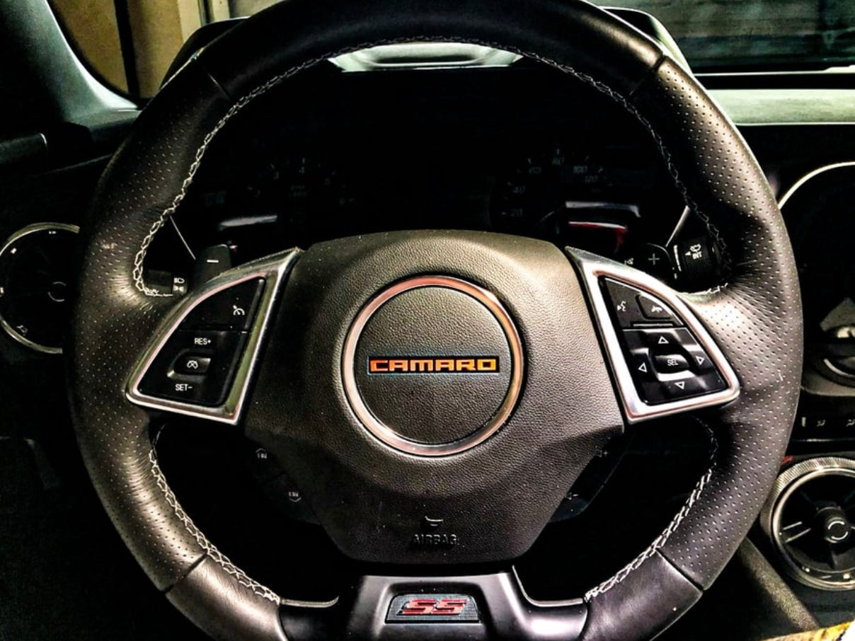 CAMARO STEERING WHEEL OVERLAY VINYL