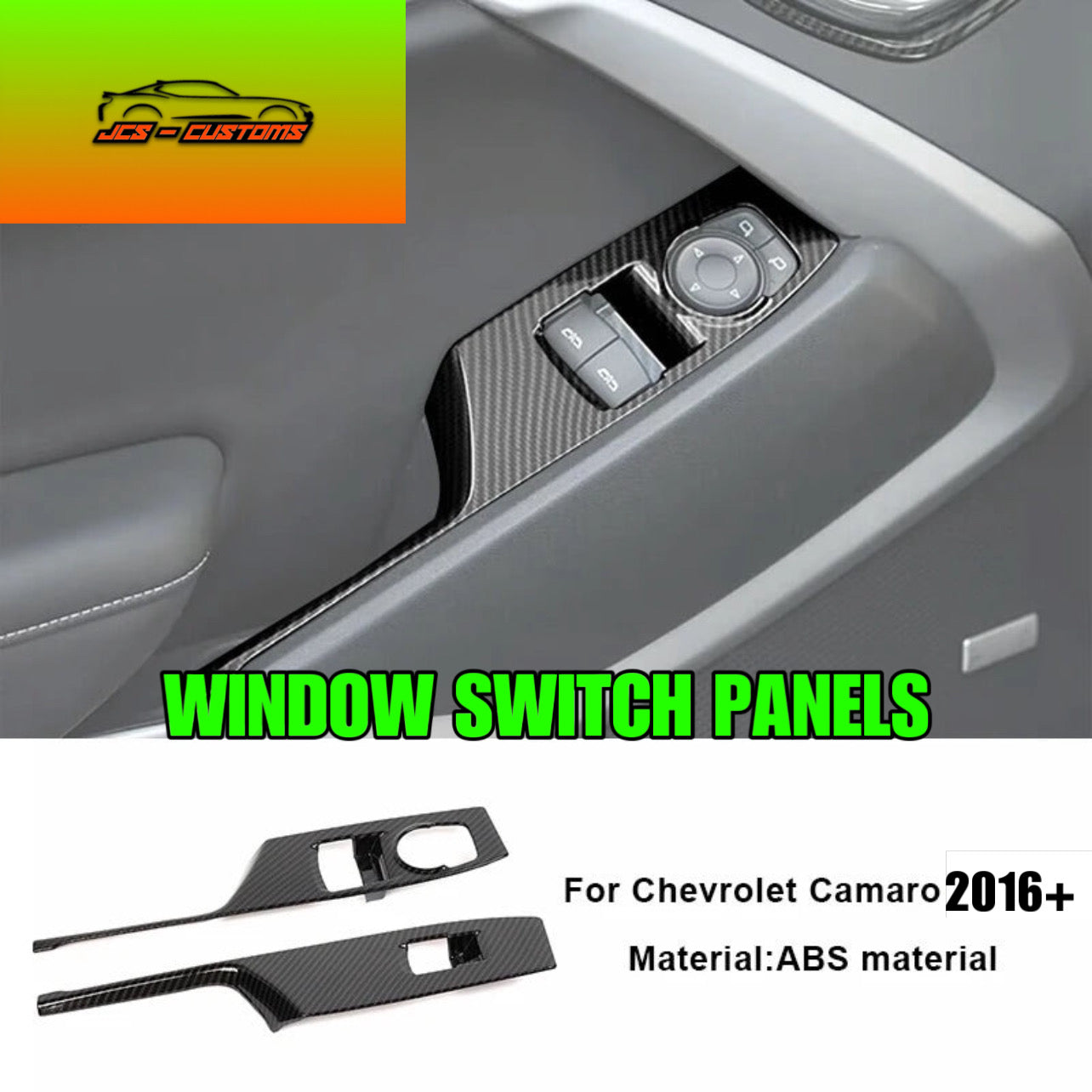 6TH GEN CAMARO CARBON FIBER INTERIOR PIECES