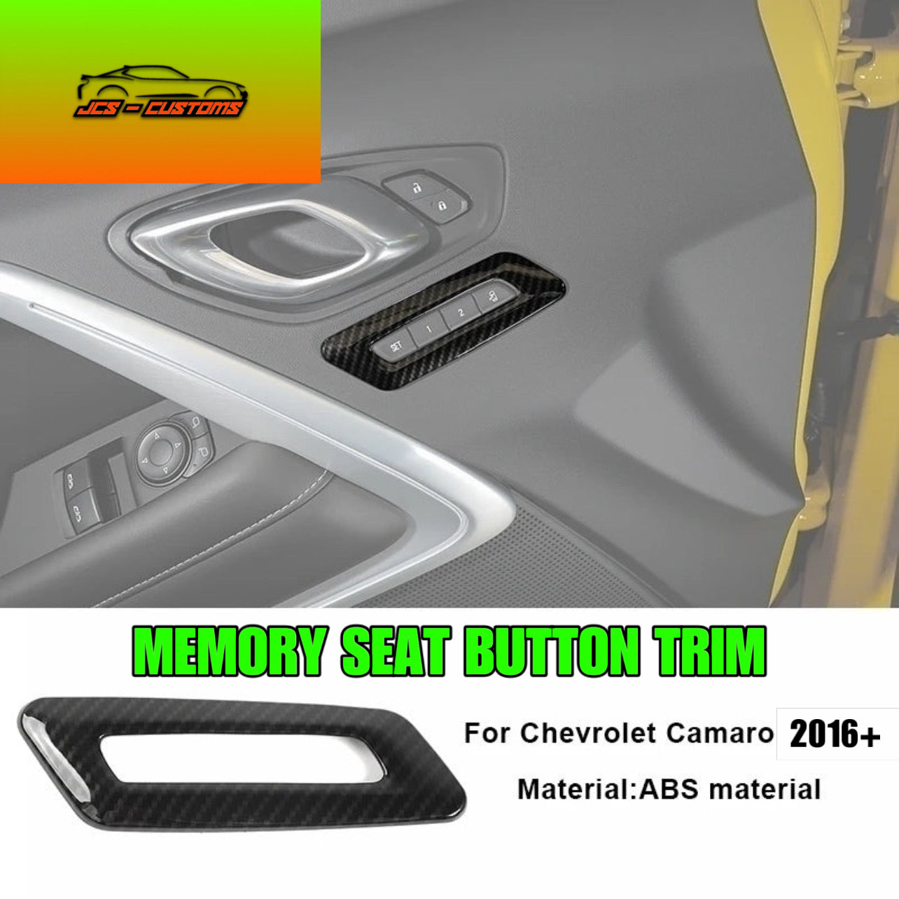 6TH GEN CAMARO CARBON FIBER INTERIOR PIECES