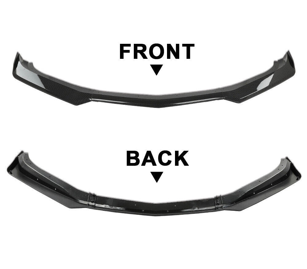 2016 - 2024 CAMARO CARBON FIBER PRINT 1LE SPLITTER | 3 PIECE