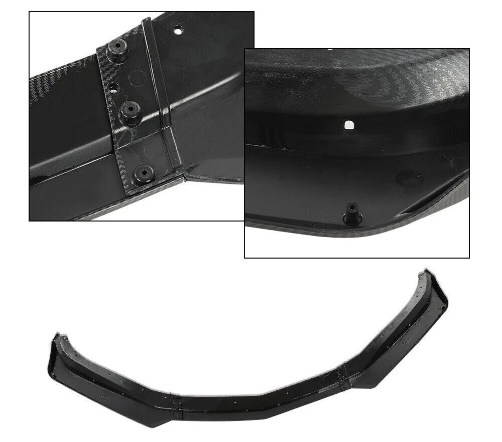 2016 - 2024 CAMARO CARBON FIBER PRINT 1LE SPLITTER | 3 PIECE