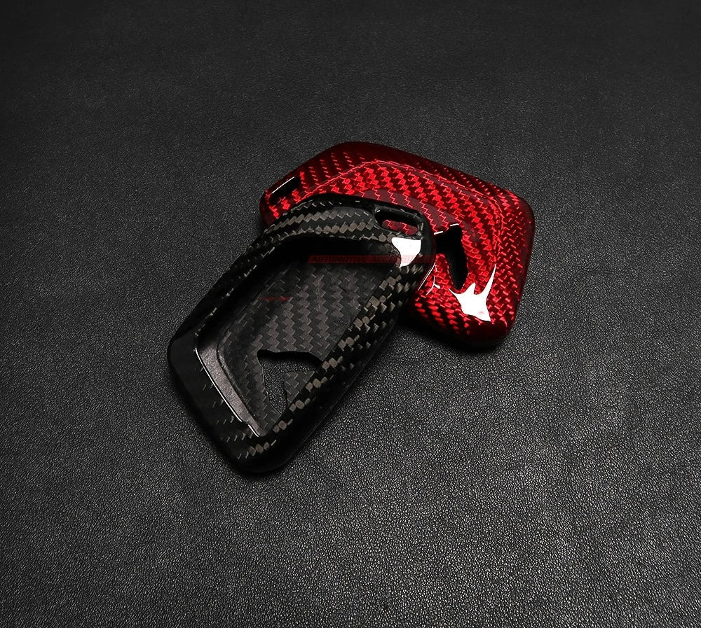 REAL CARBON FIBER KEY CASE FOR C8 CORVETTE