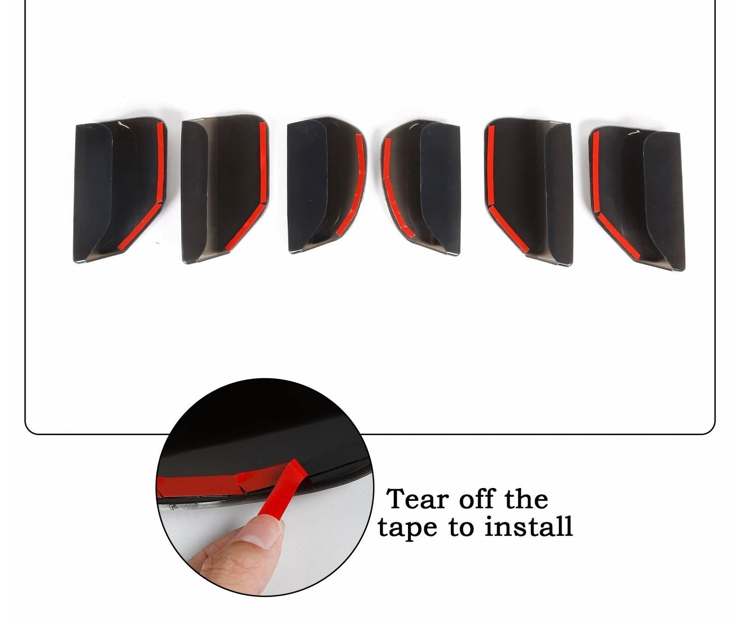 2015 - 2017 MUSTANG SMOKED TAIL LIGHT COVERS