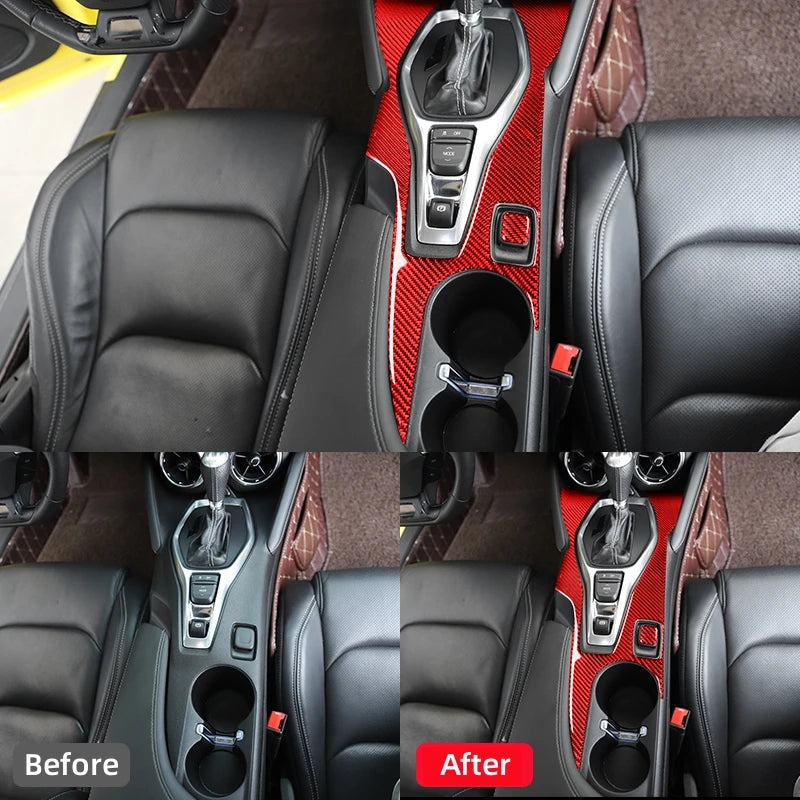 2016 - 2024 CAMARO CARBON FIBER CENTER CONSOLE OVERLAY