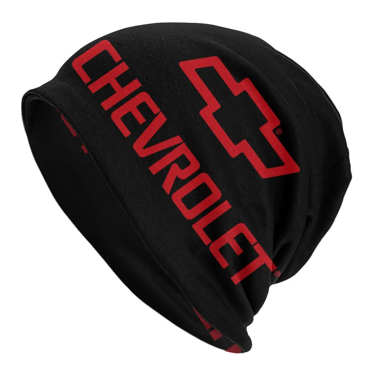 RED AND BLACK CHEVROLET BEANIE