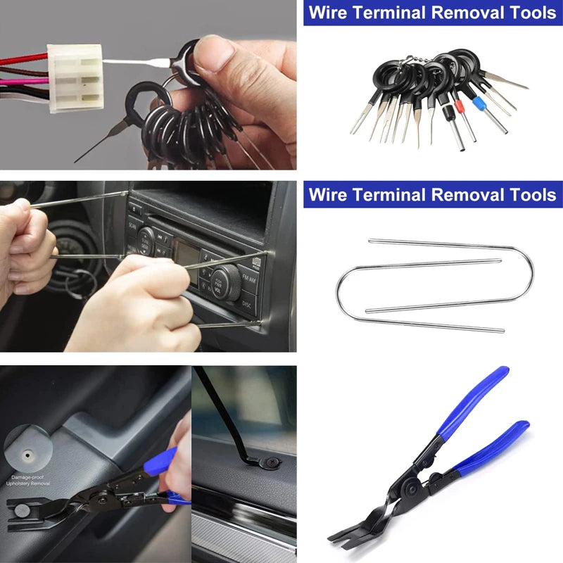 CAR PANEL REMOVAL KIT | WIRE TERMINAL REMOVAL TOOLS