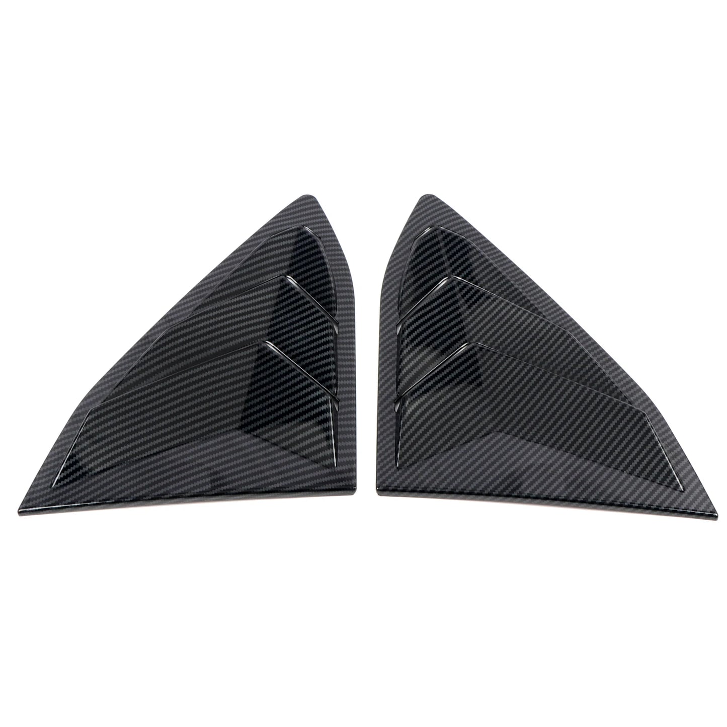 C8 CORVETTE CARBON FIBER REAR QUARTER WINDOW LOUVER COVER