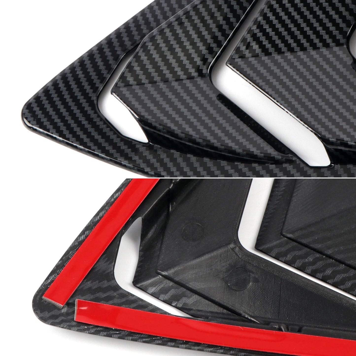 C8 CORVETTE CARBON FIBER REAR QUARTER WINDOW LOUVER COVER