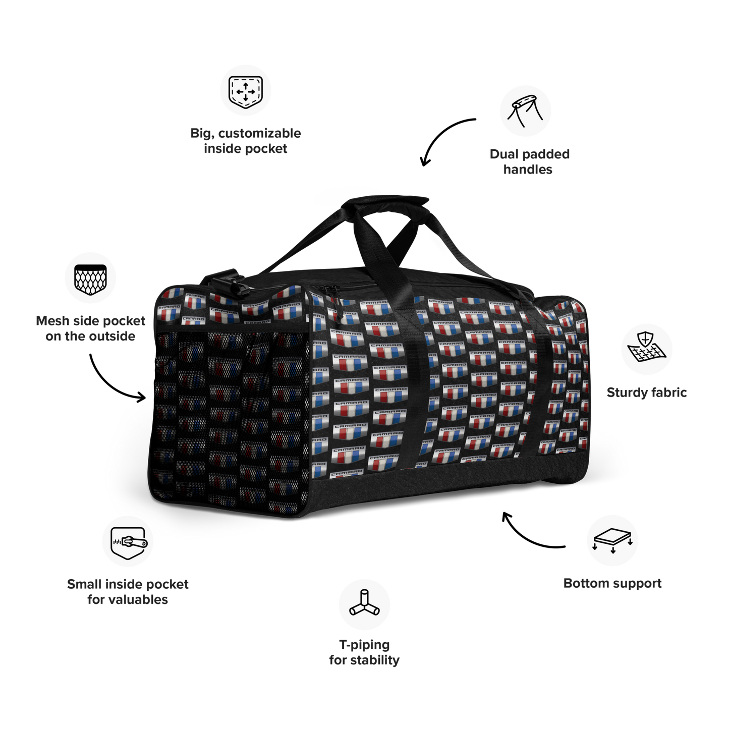 CAMARO HERITAGE DUFFLE BAG