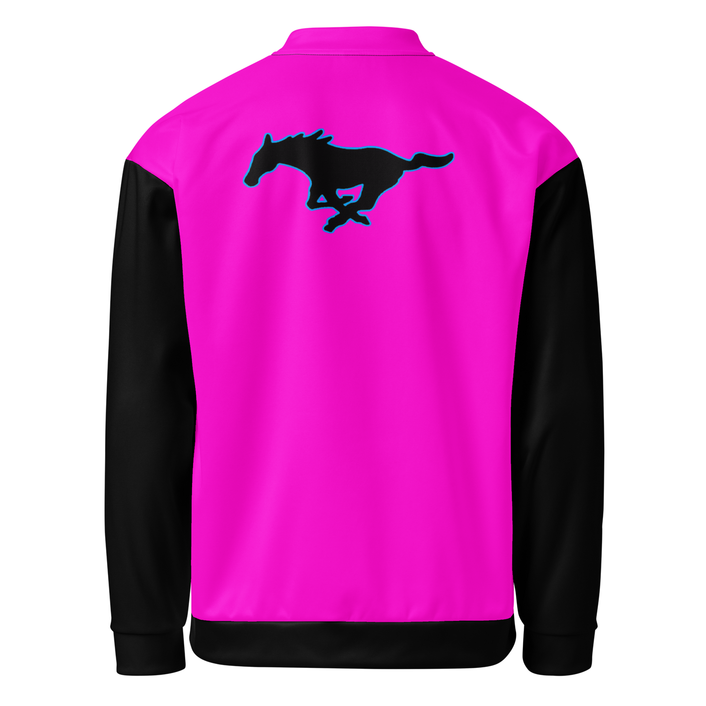 MUSTANG LOGO COTTON CANDY UNISEX BOMBER JACKET *LIMITED EDITION*