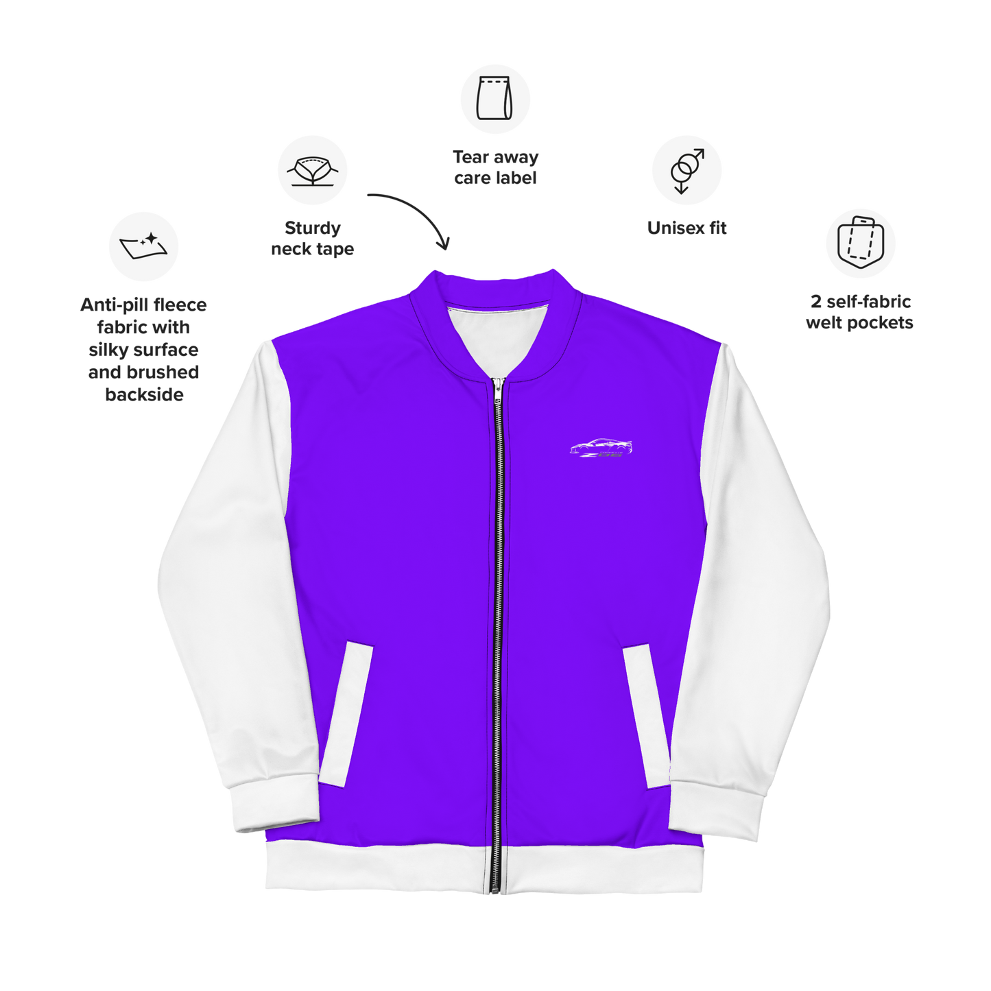 C8 CORVETTE Z06 UNISEX BOMBER JACKET *LIMITED EDITION*