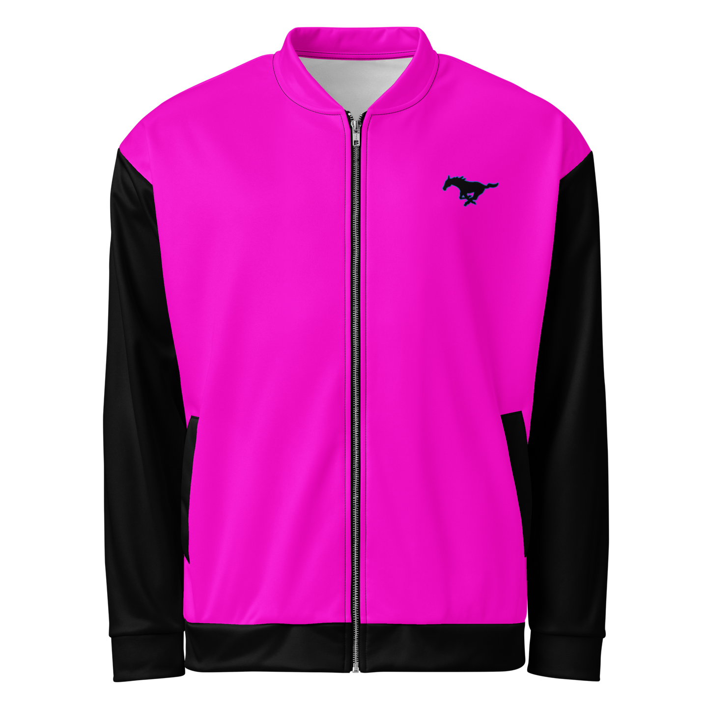 MUSTANG LOGO COTTON CANDY UNISEX BOMBER JACKET *LIMITED EDITION*