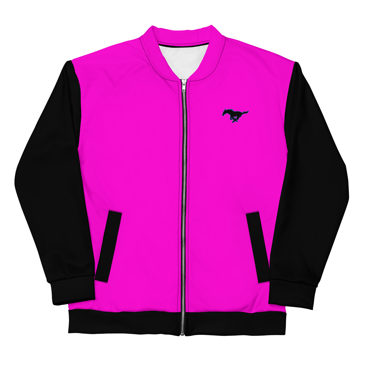 MUSTANG LOGO COTTON CANDY UNISEX BOMBER JACKET *LIMITED EDITION*