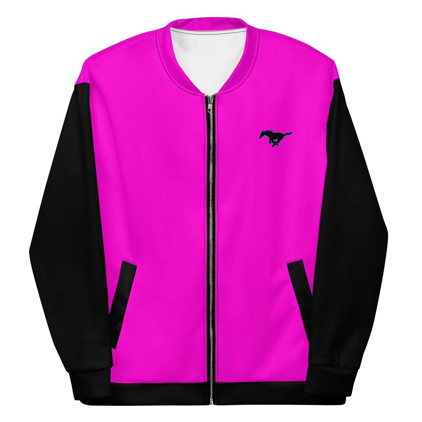 MUSTANG LOGO COTTON CANDY UNISEX BOMBER JACKET *LIMITED EDITION*