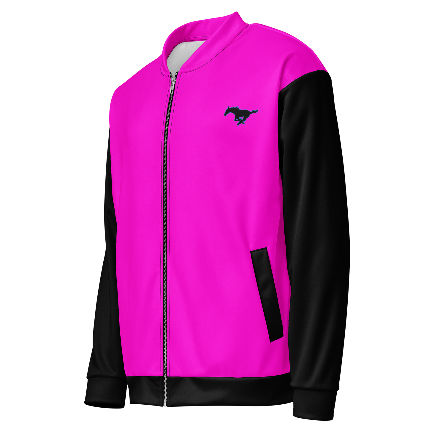 MUSTANG LOGO COTTON CANDY UNISEX BOMBER JACKET *LIMITED EDITION*
