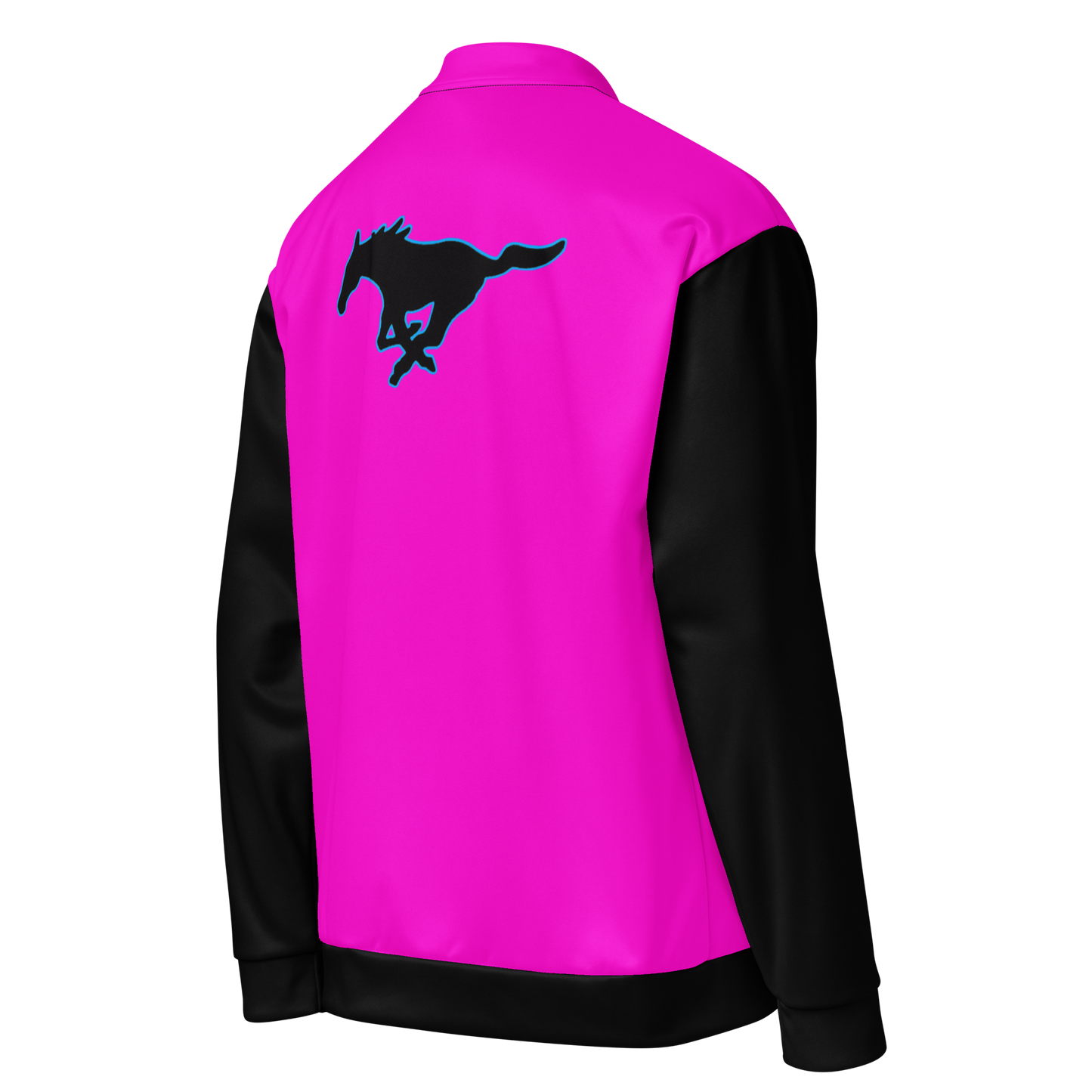 MUSTANG LOGO COTTON CANDY UNISEX BOMBER JACKET *LIMITED EDITION*
