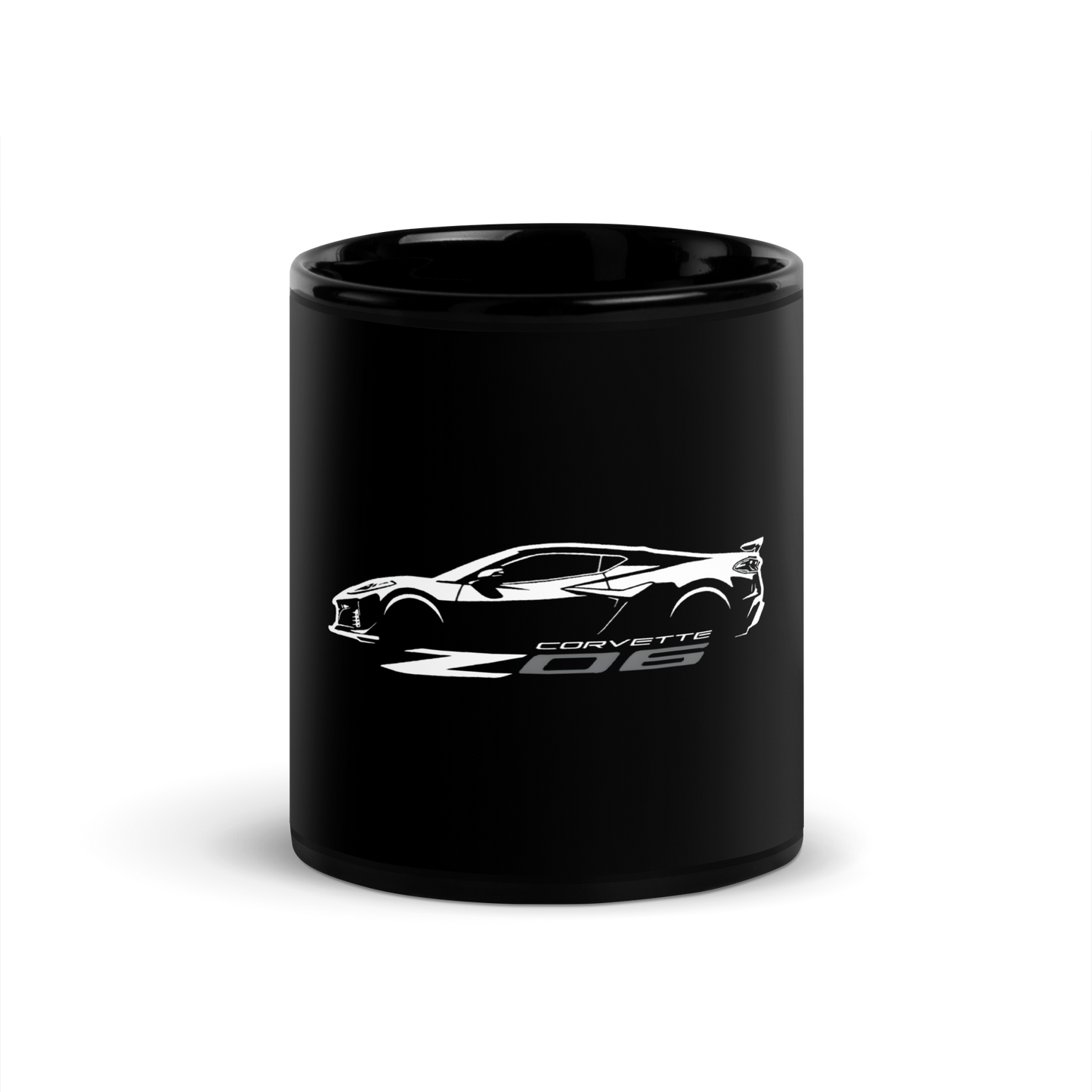 C8 CORVETTE Z06 BLACK GLOSSY MUG