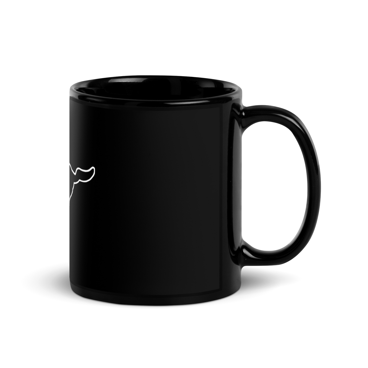 MUSTANG LOGO BLACK GLOSSY MUG