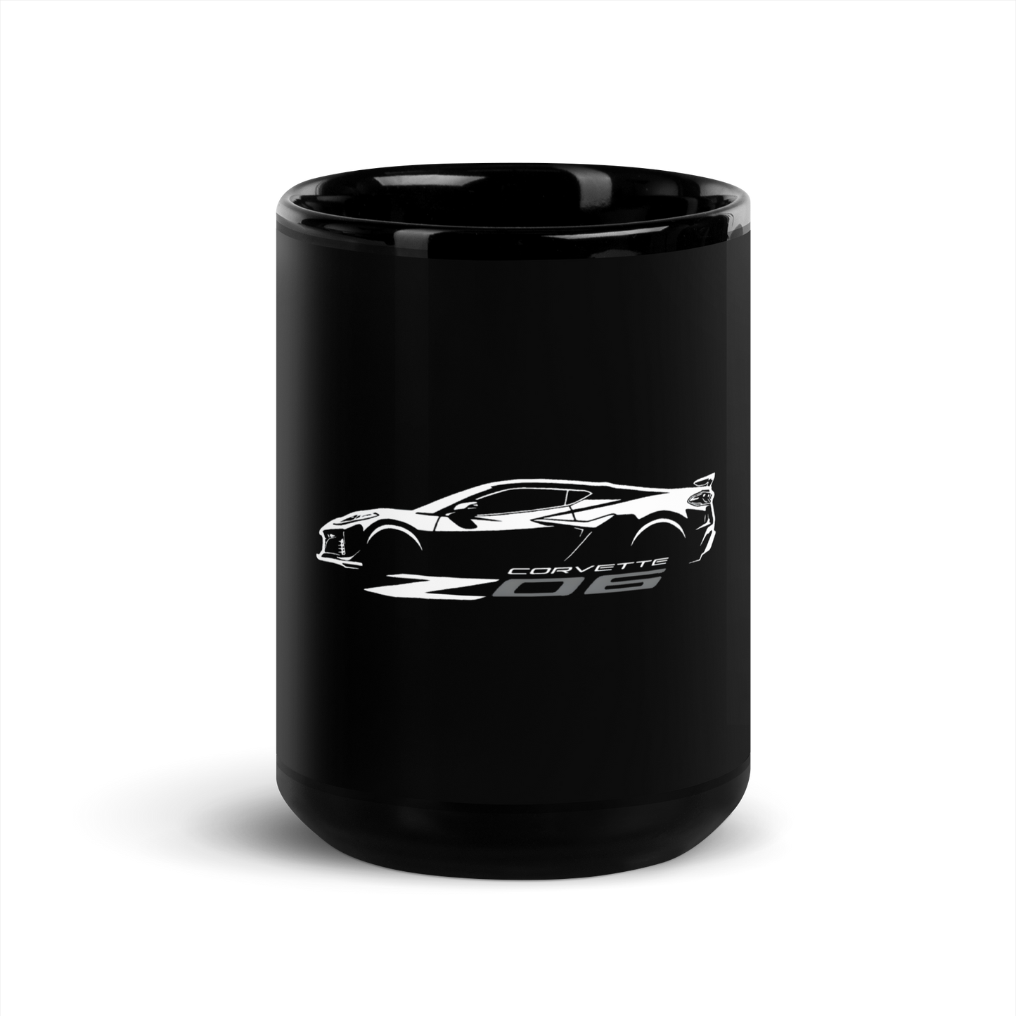 C8 CORVETTE Z06 BLACK GLOSSY MUG