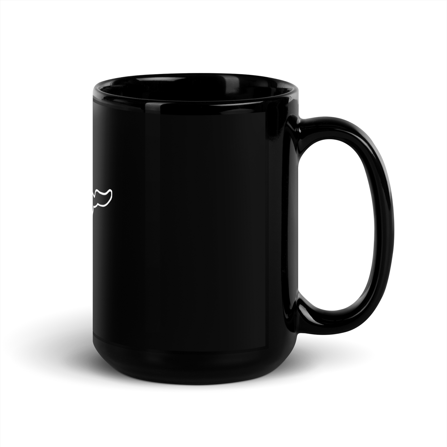 MUSTANG LOGO BLACK GLOSSY MUG