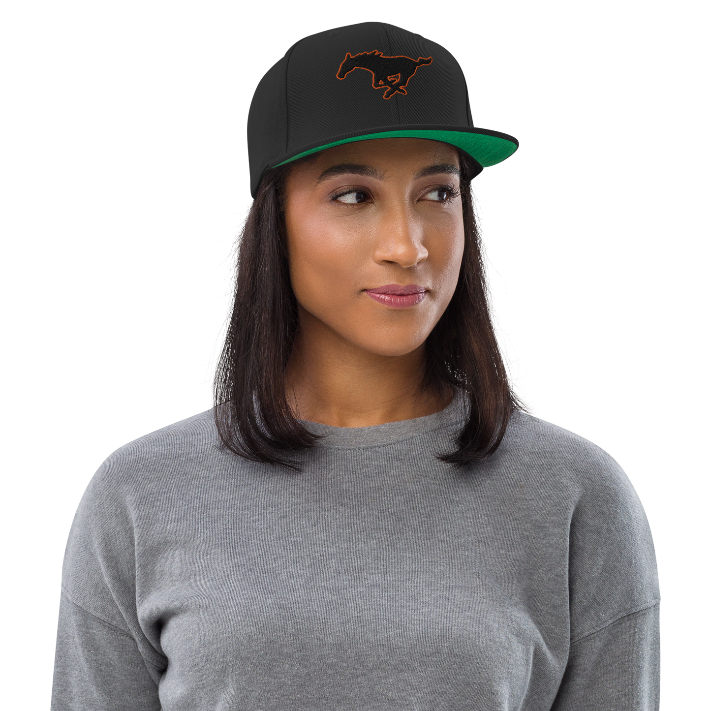 MUSTANG LOGO SNAPBACK HAT