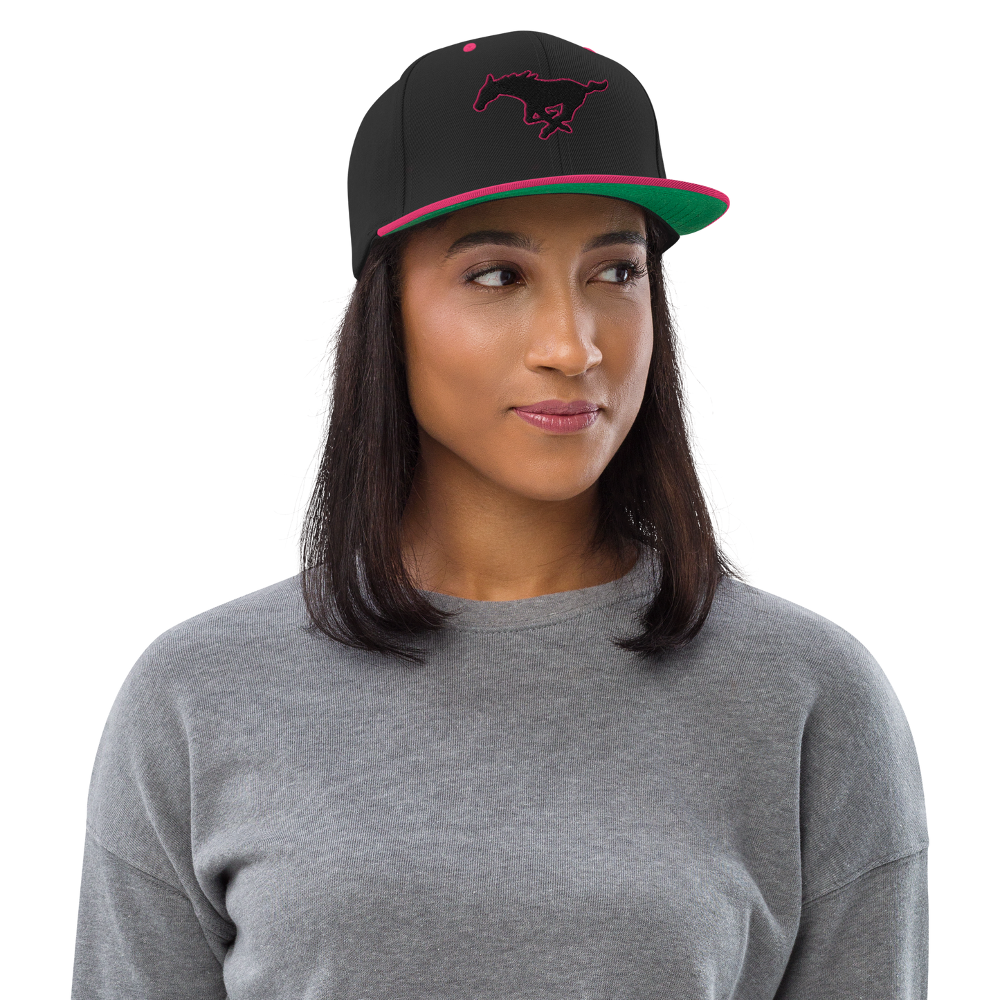 MUSTANG LOGO SNAPBACK HAT