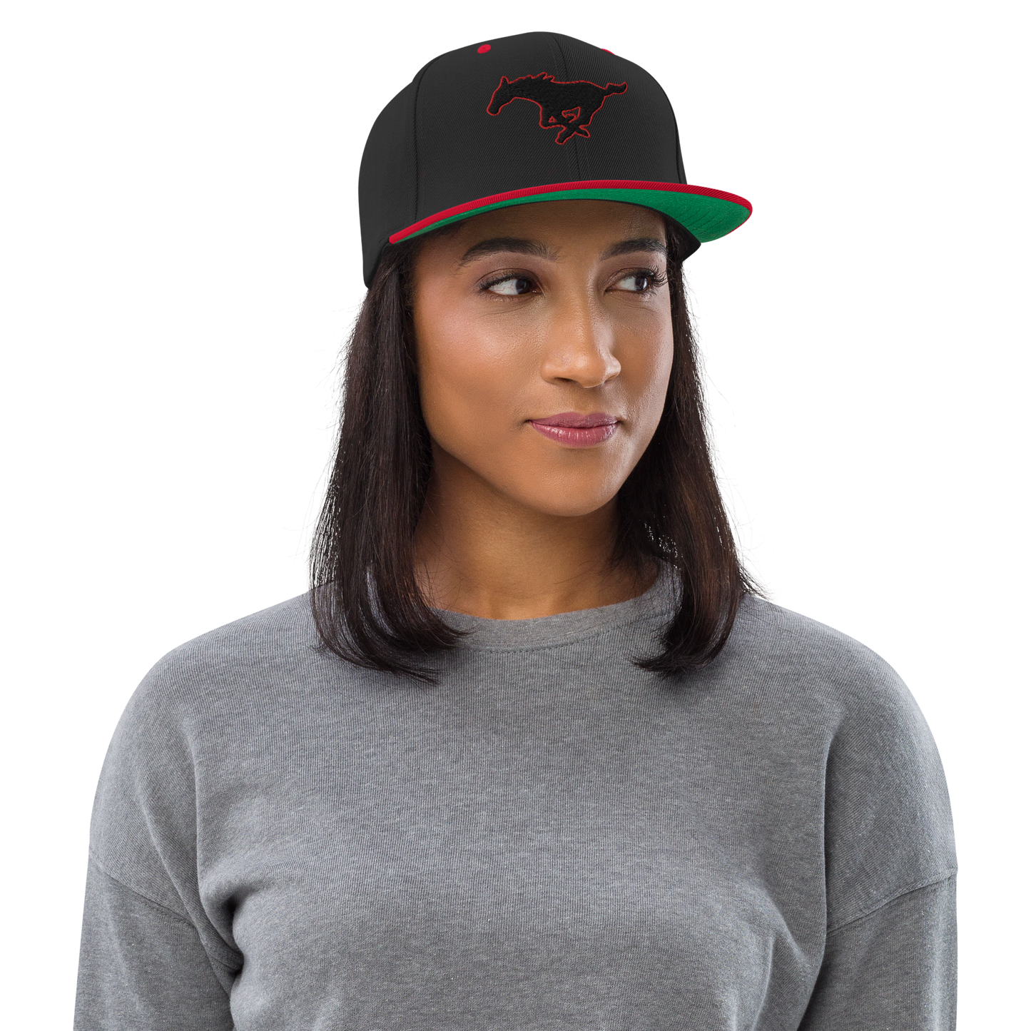 MUSTANG LOGO SNAPBACK HAT