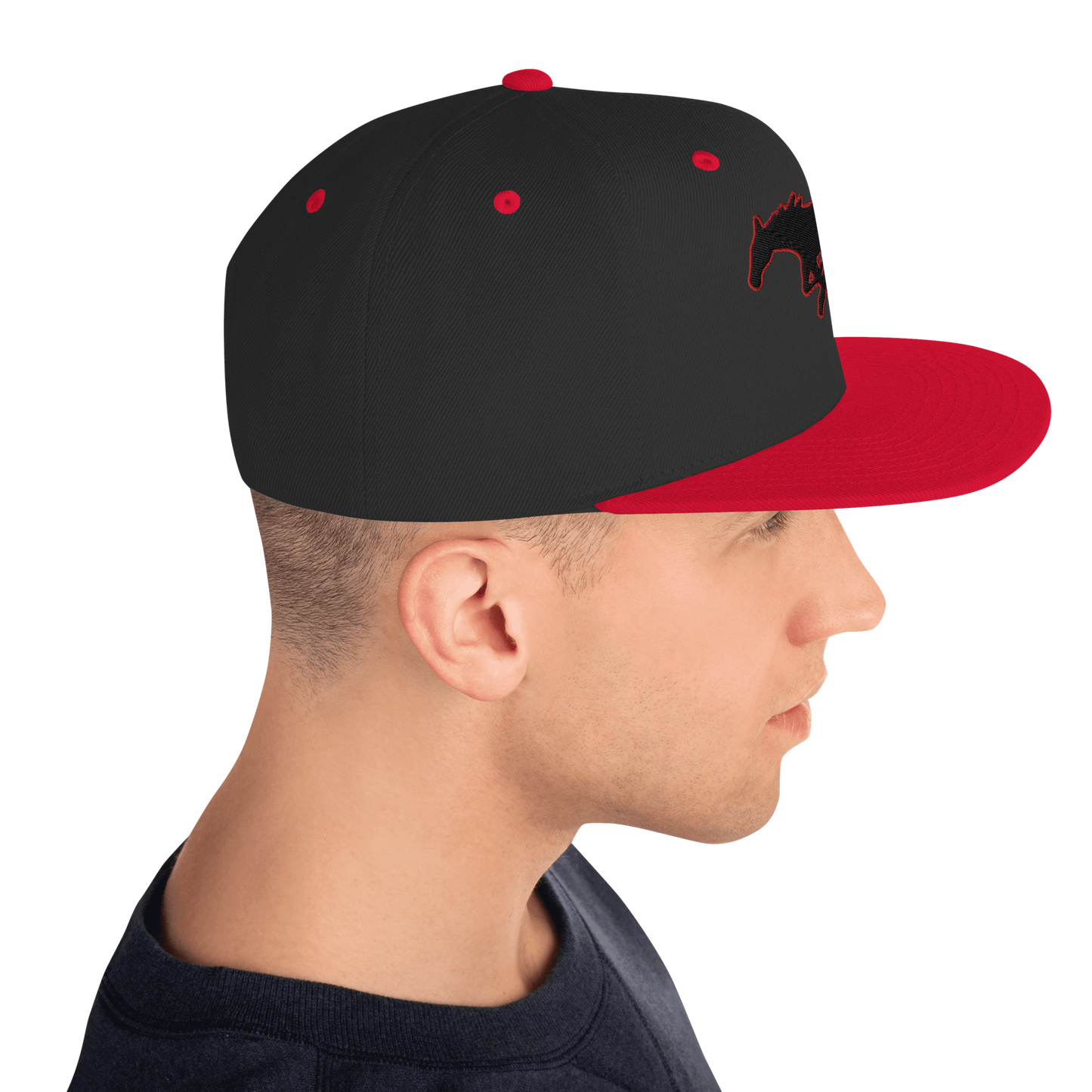 MUSTANG LOGO SNAPBACK HAT