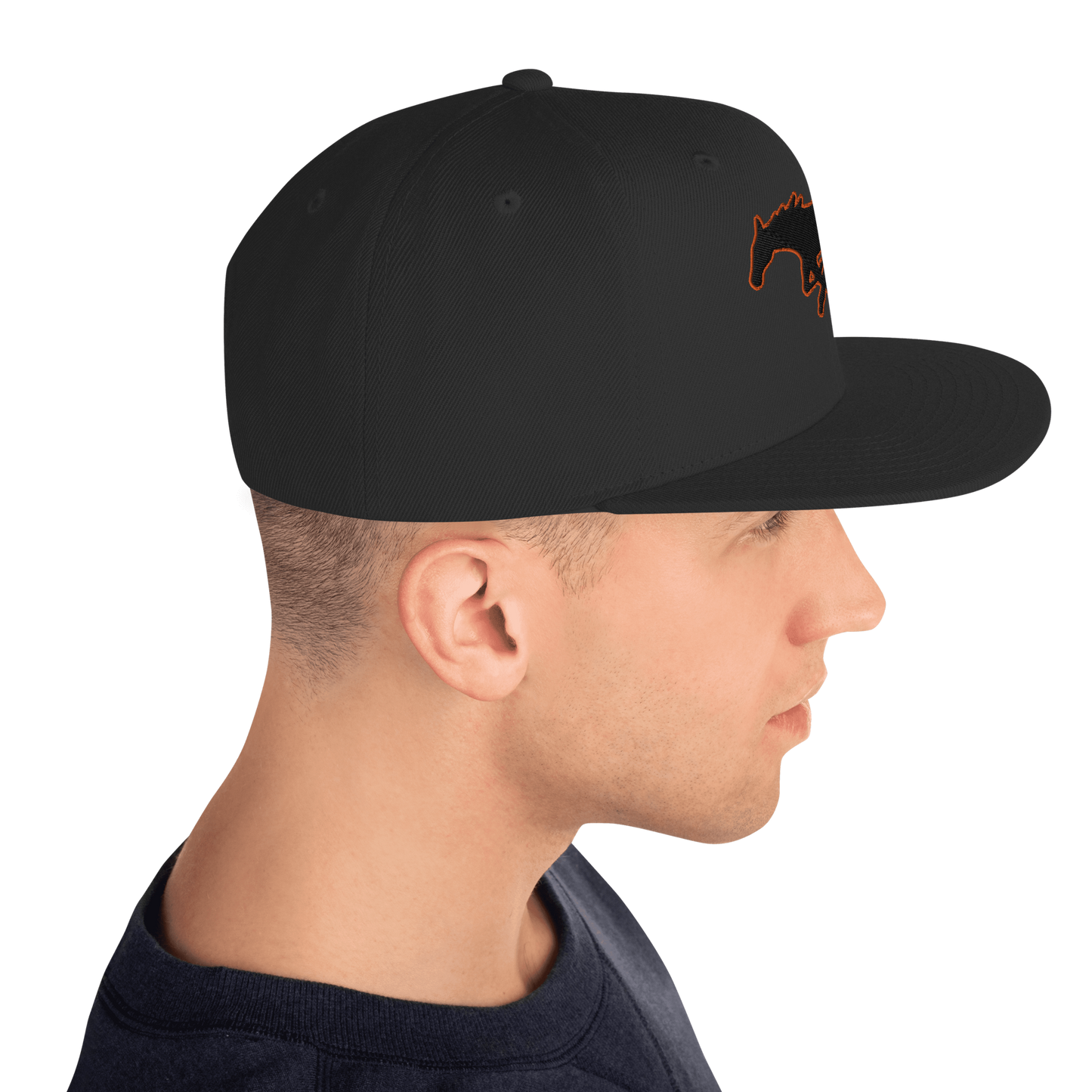 MUSTANG LOGO SNAPBACK HAT
