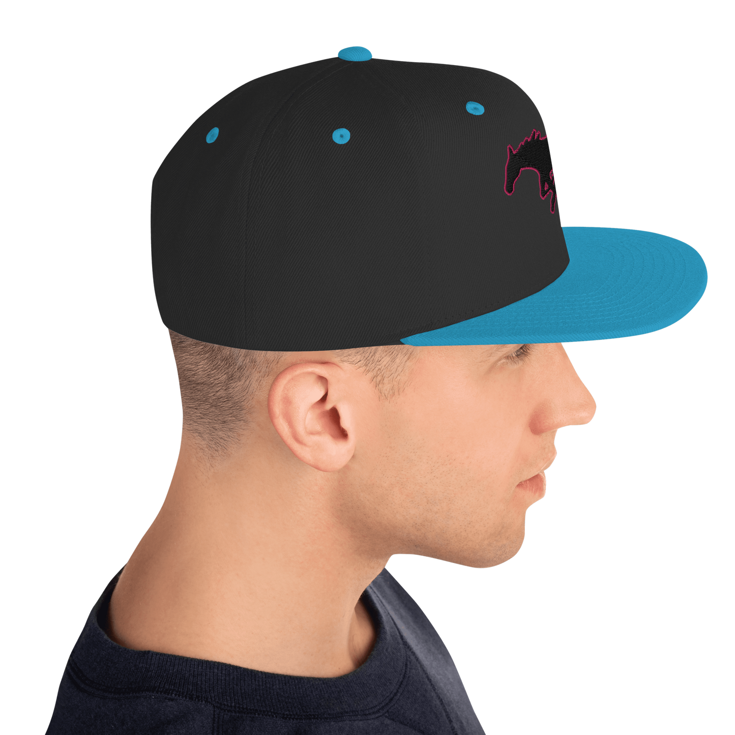 MUSTANG LOGO SNAPBACK HAT