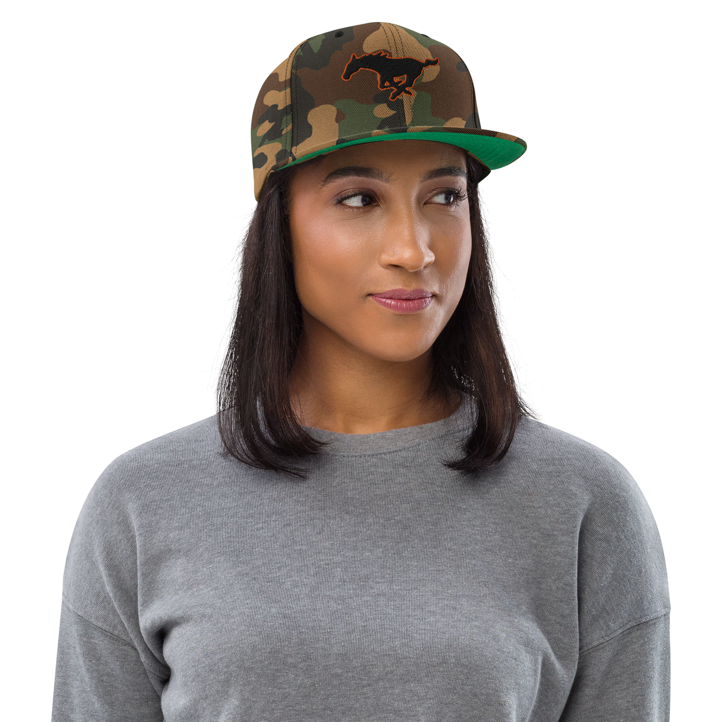 MUSTANG LOGO SNAPBACK HAT