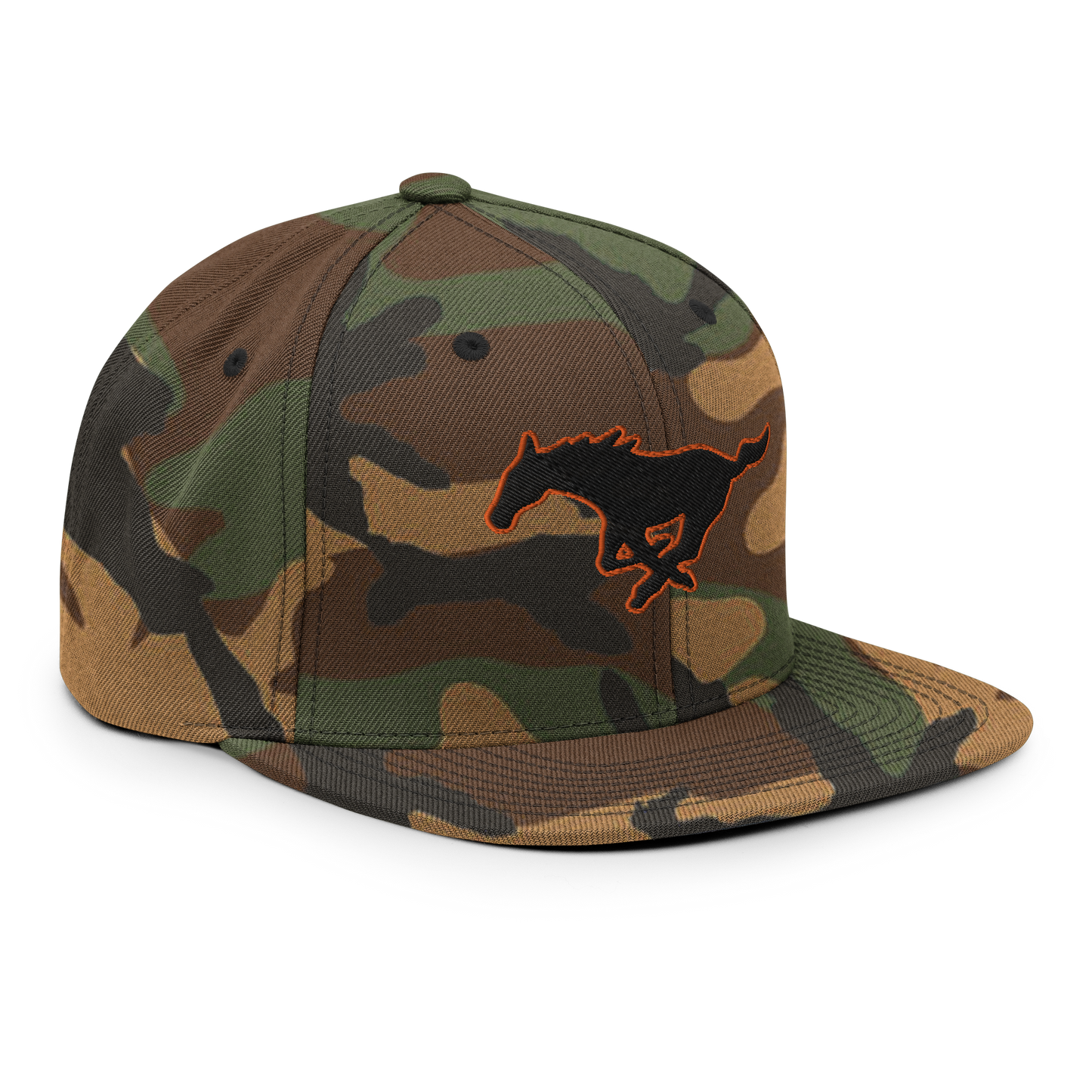 MUSTANG LOGO SNAPBACK HAT