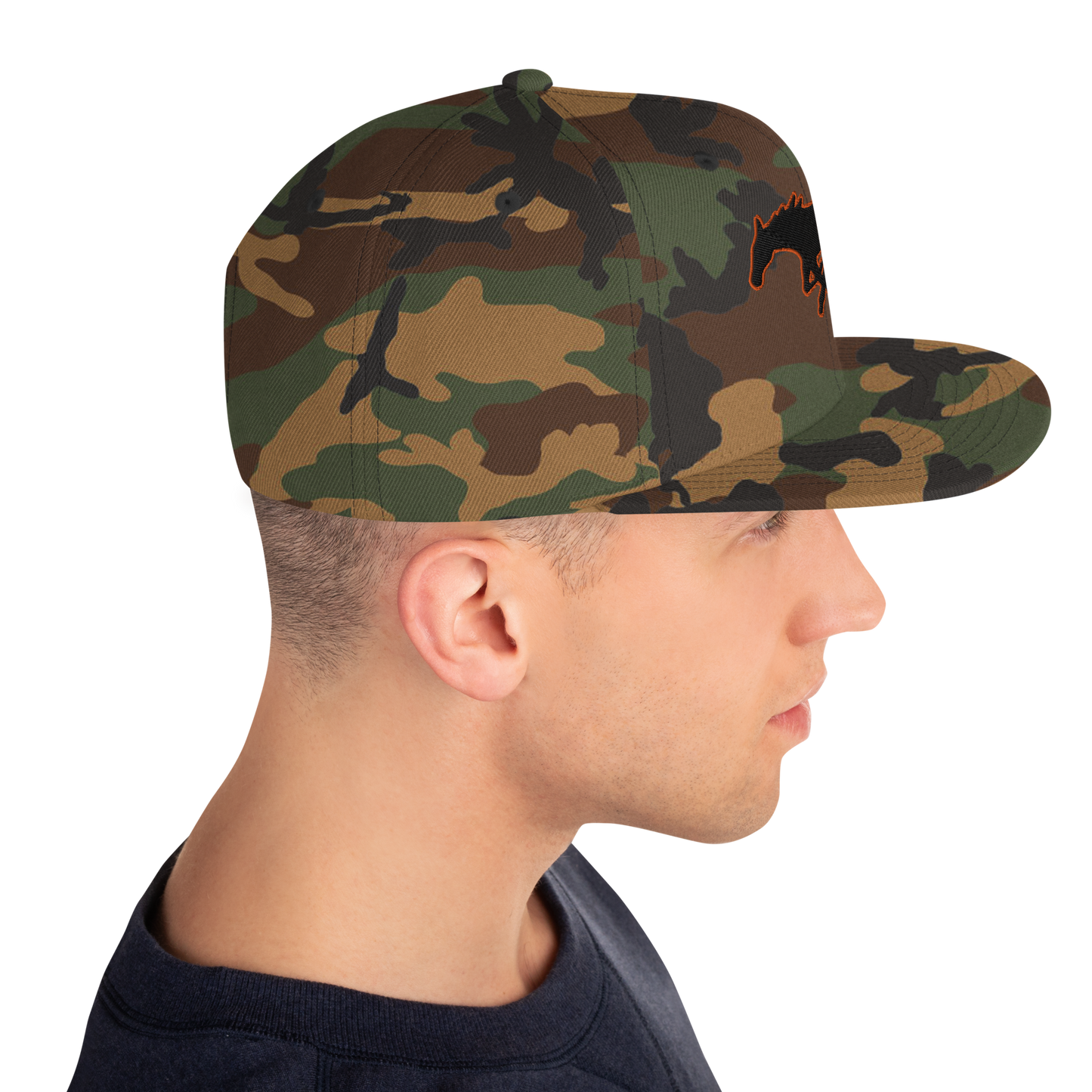MUSTANG LOGO SNAPBACK HAT