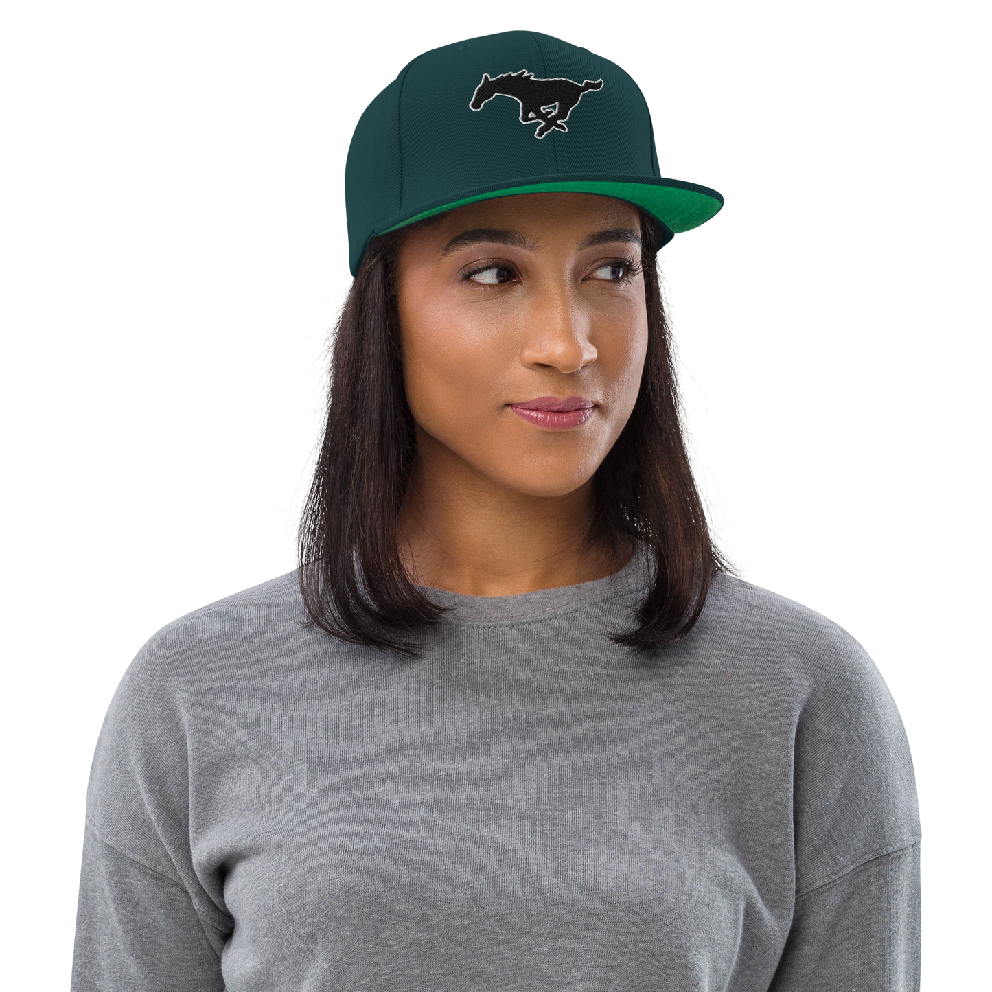 MUSTANG LOGO SNAPBACK HAT
