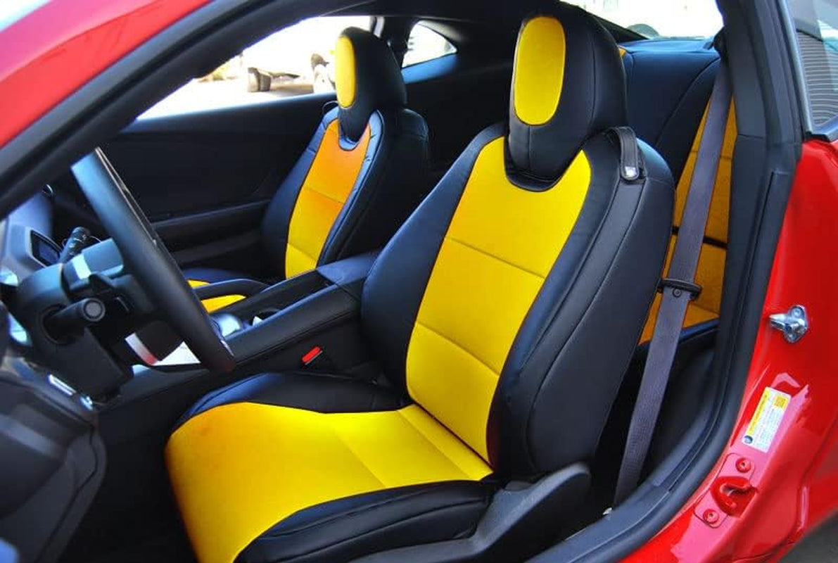 2010 - 2015 CAMARO COUPE SEAT COVERS | ARTIFICIAL LEATHER