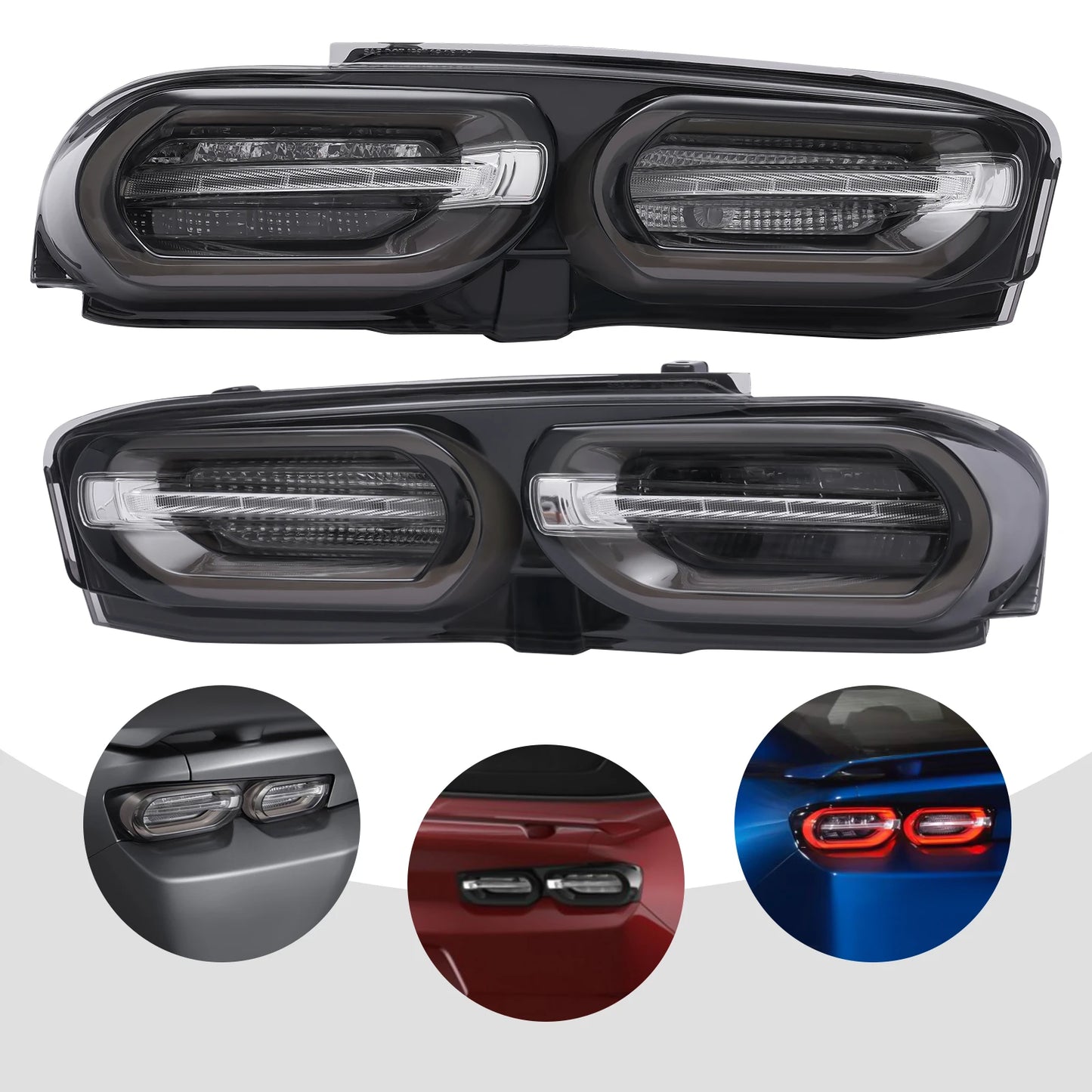 2019 - 2024 CAMARO SMOKED OEM TAIL LAMPS | BUY AS PAIR OR SEPARATE
