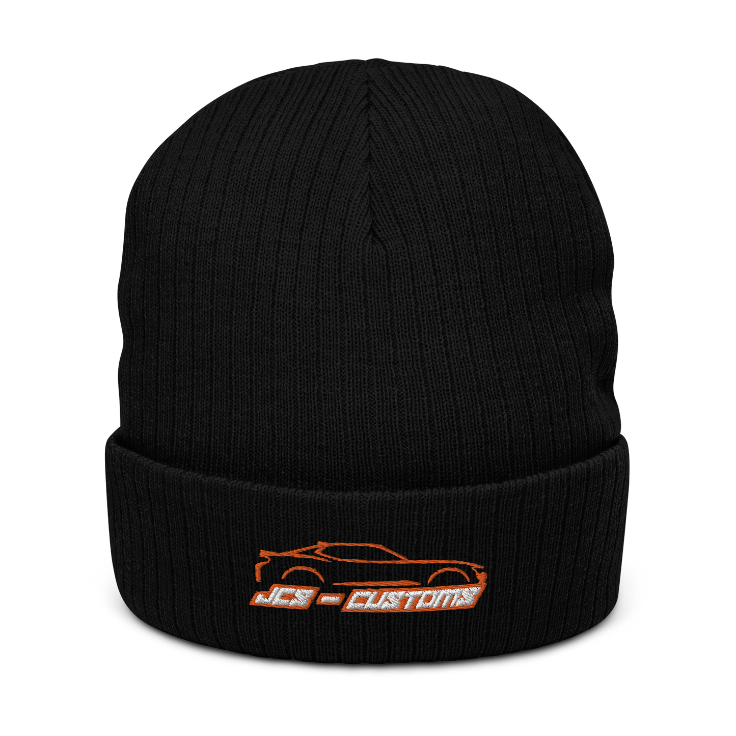 JCS - CUSTOMS LOGO RIBBED KNIT BEANIE