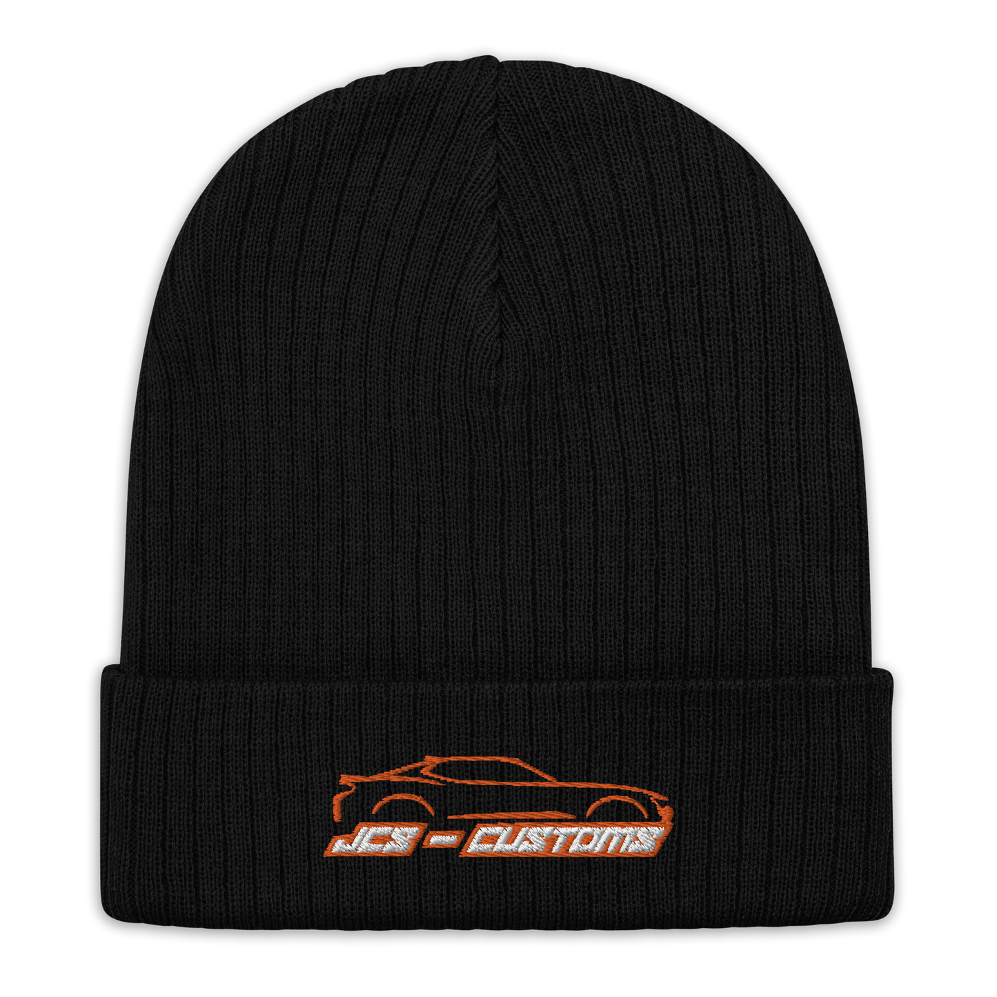 JCS - CUSTOMS LOGO RIBBED KNIT BEANIE