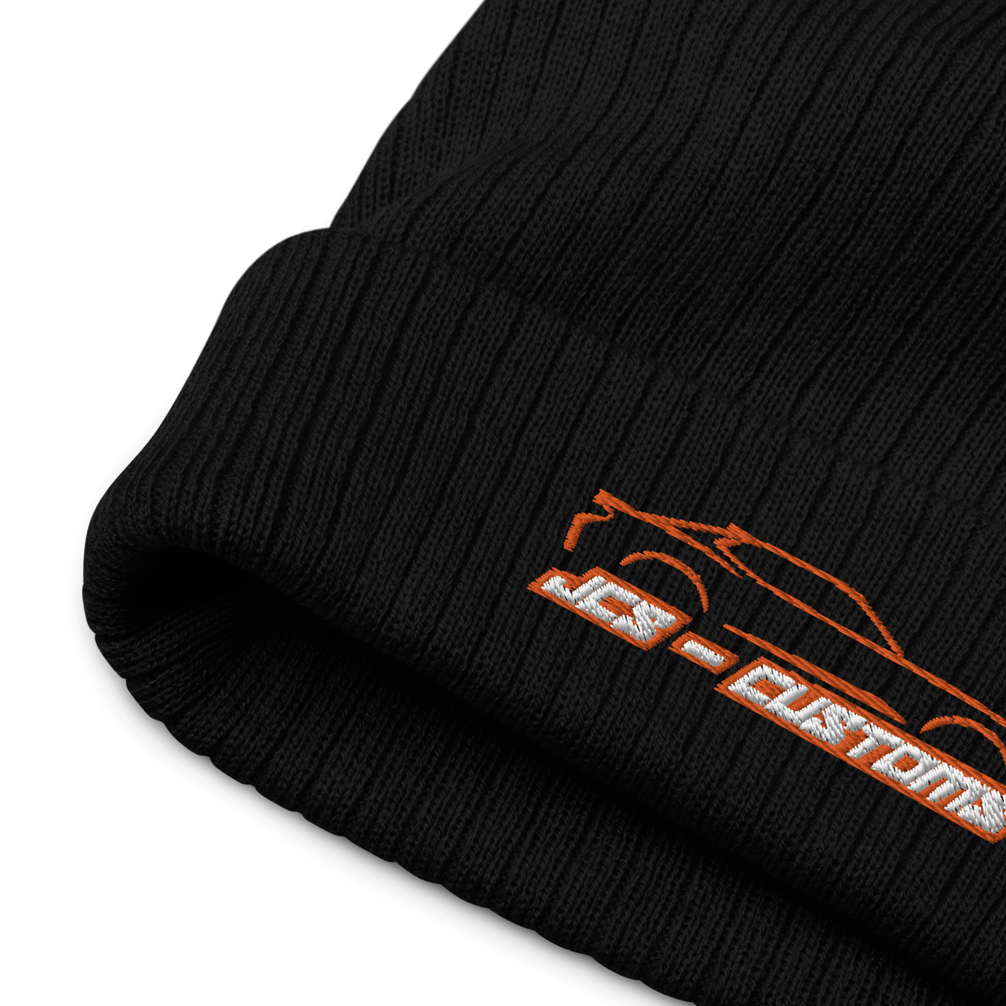 JCS - CUSTOMS LOGO RIBBED KNIT BEANIE