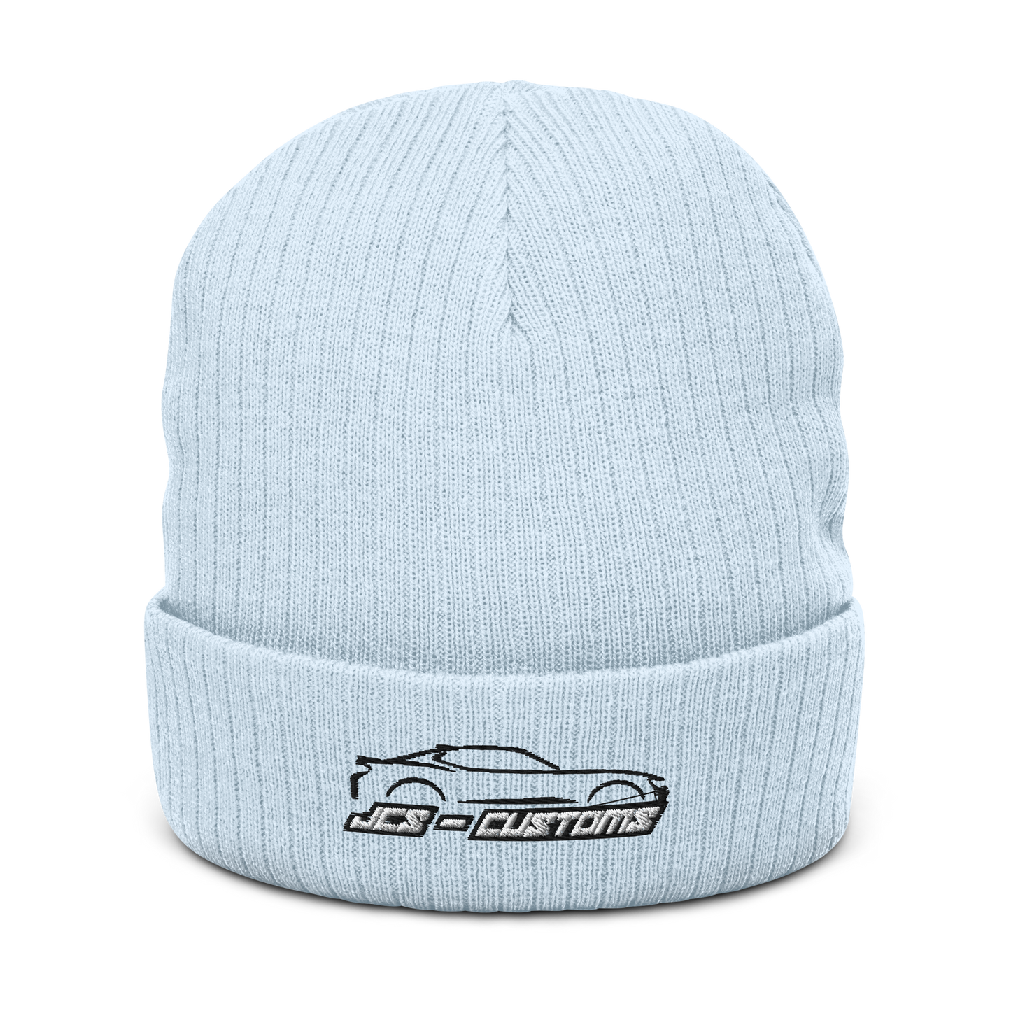 JCS - CUSTOMS LOGO RIBBED KNIT BEANIE