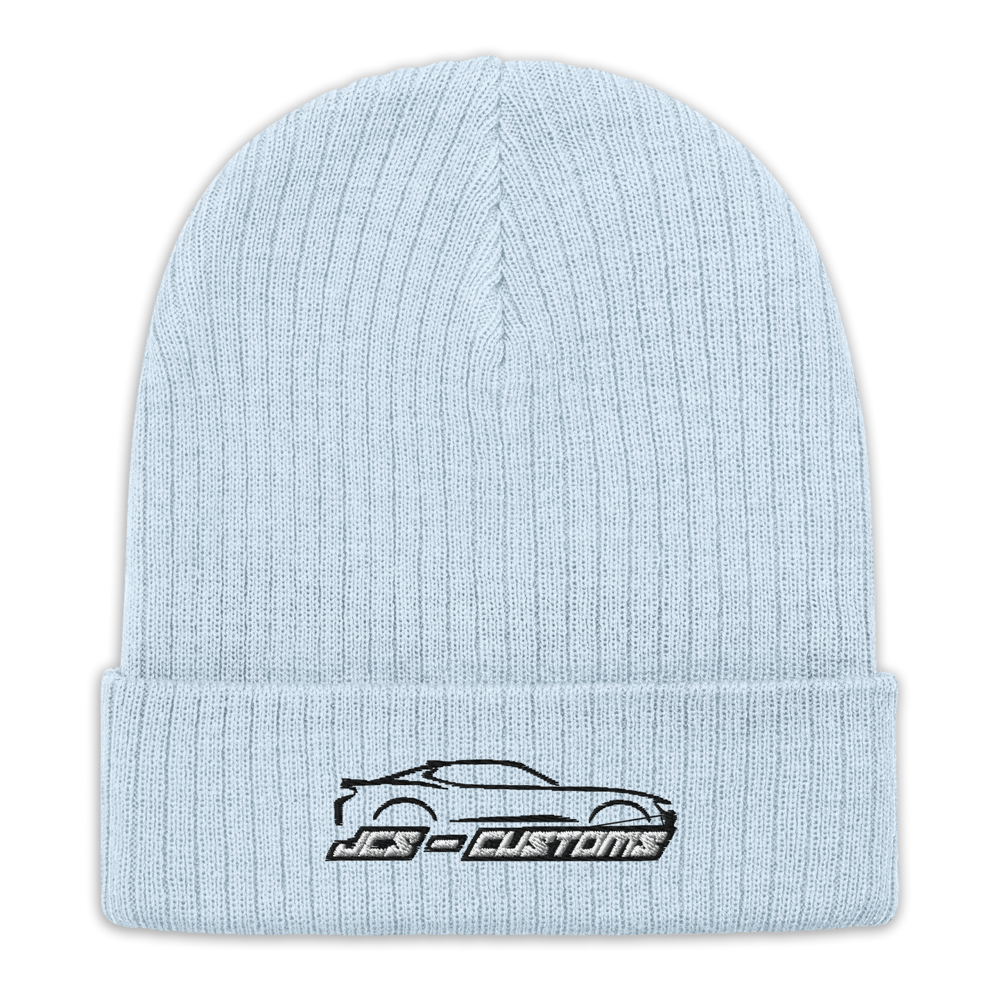 JCS - CUSTOMS LOGO RIBBED KNIT BEANIE