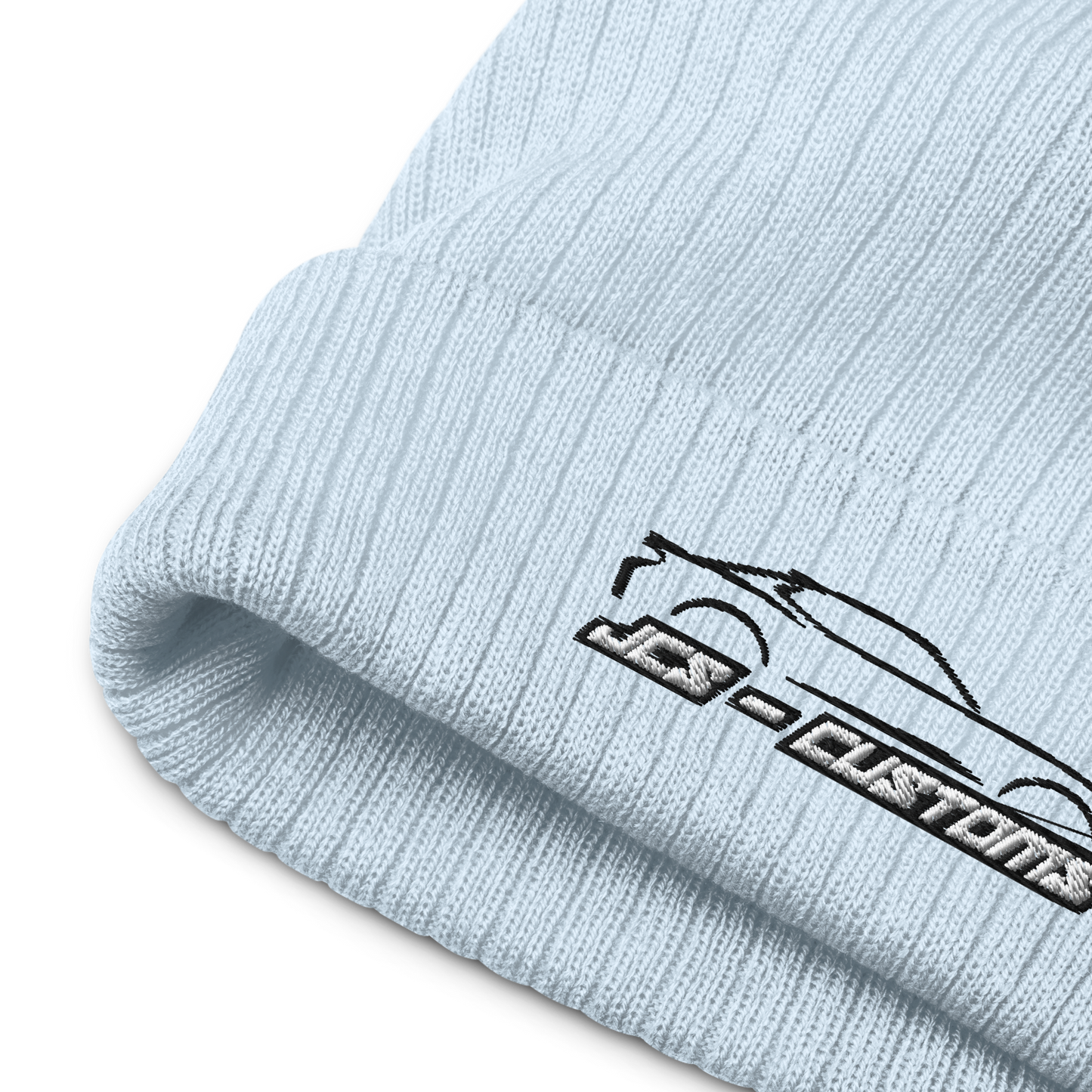 JCS - CUSTOMS LOGO RIBBED KNIT BEANIE