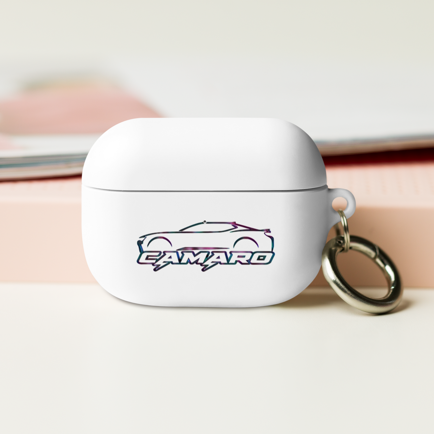 CAMARO LIGHTNING BOLT RUBBER CASE FOR AIRPODS® AND AIRPODS PRO®